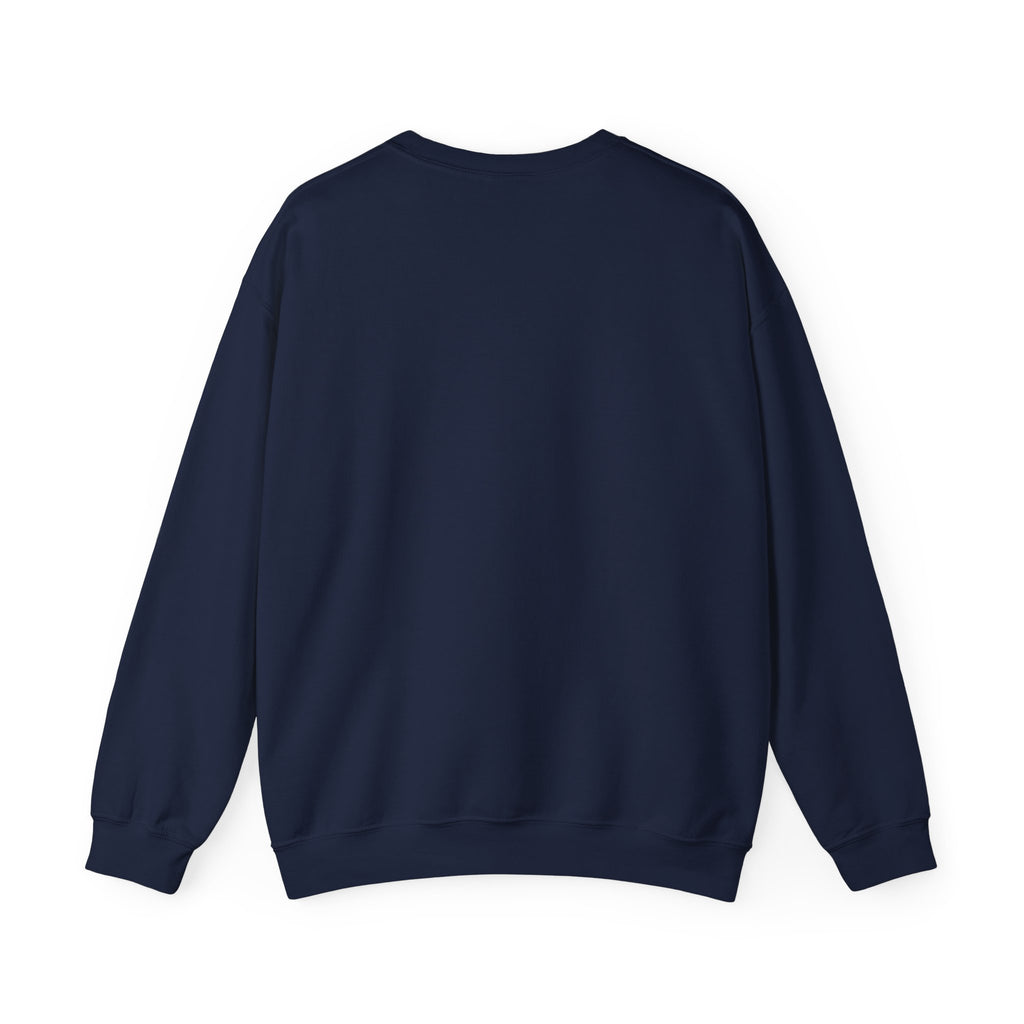 Minimal 'Mellow&C0' Crewneck Sweatshirt — Soft White Casual Pullover