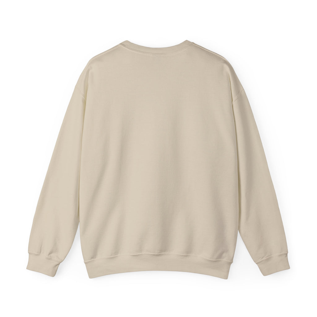 Minimal 'Mellow&C0' Crewneck Sweatshirt — Soft White Casual Pullover