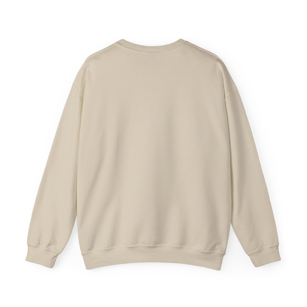 Minimal 'Mellow&C0' Crewneck Sweatshirt — Soft White Casual Pullover