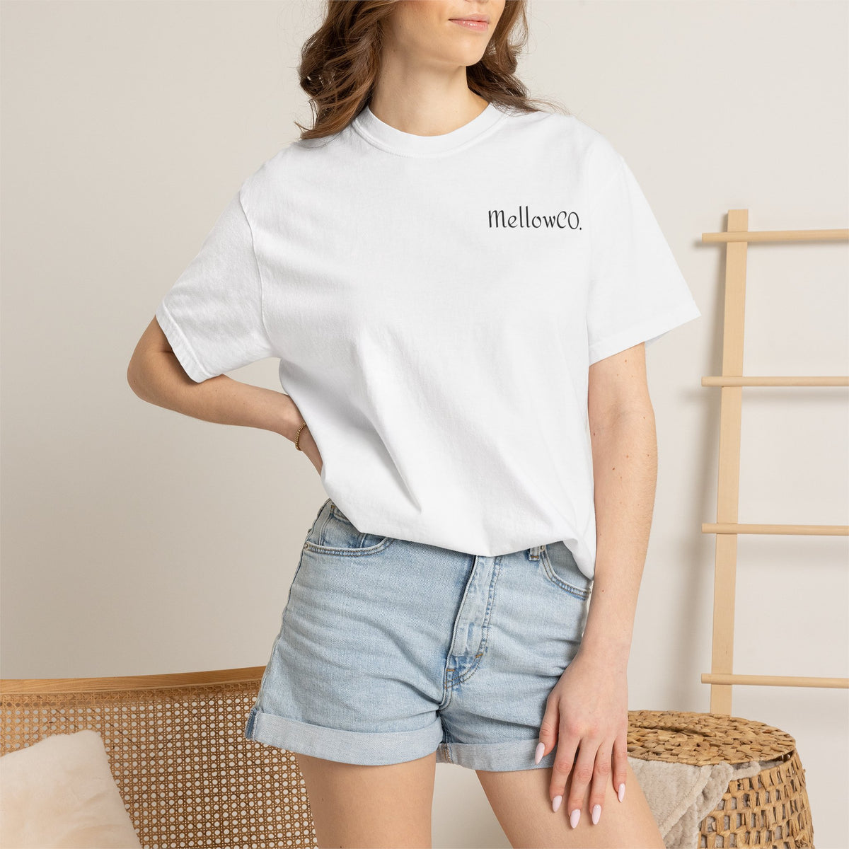 MellowCo. Minimal Logo T‑Shirt