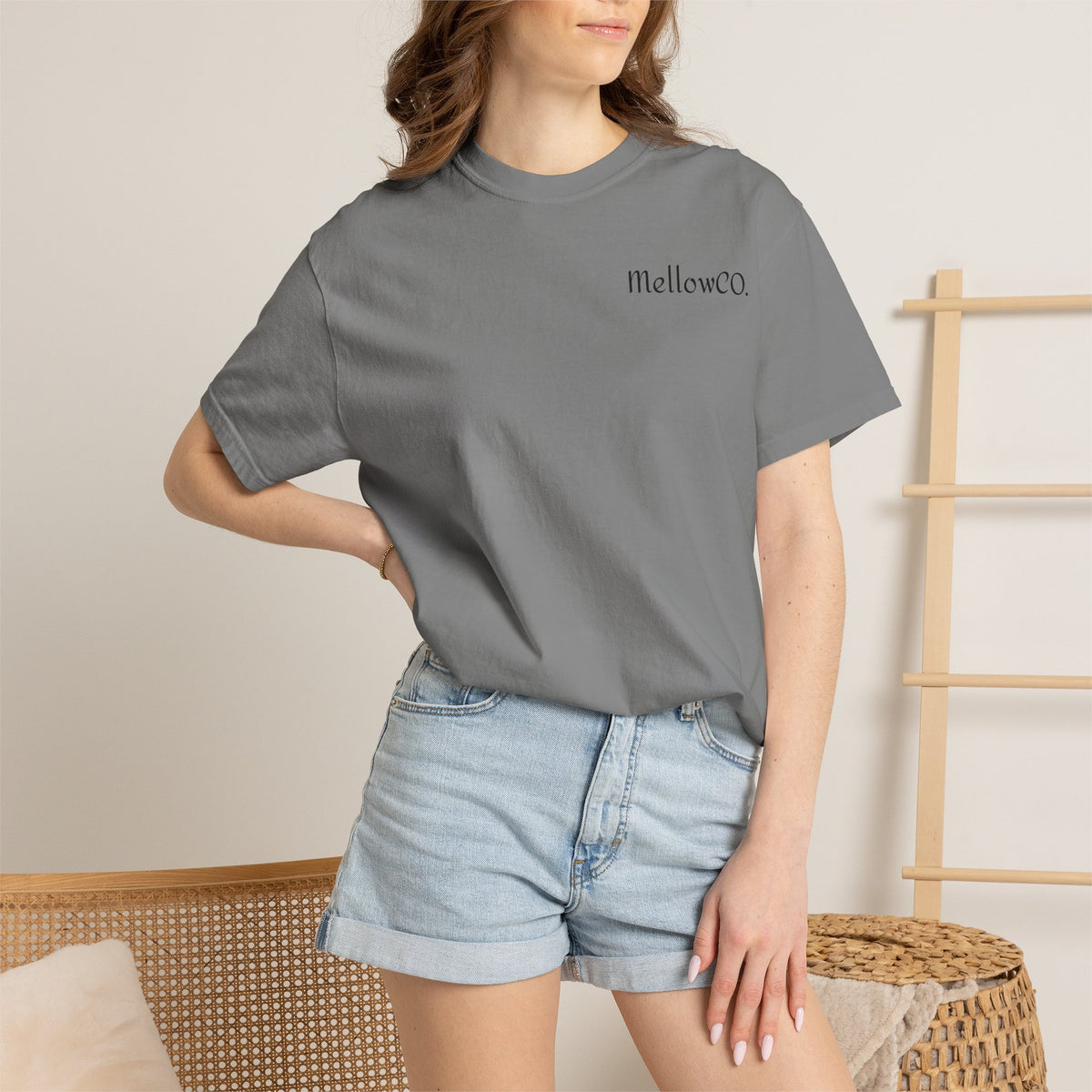 MellowCo. Minimal Logo T‑Shirt