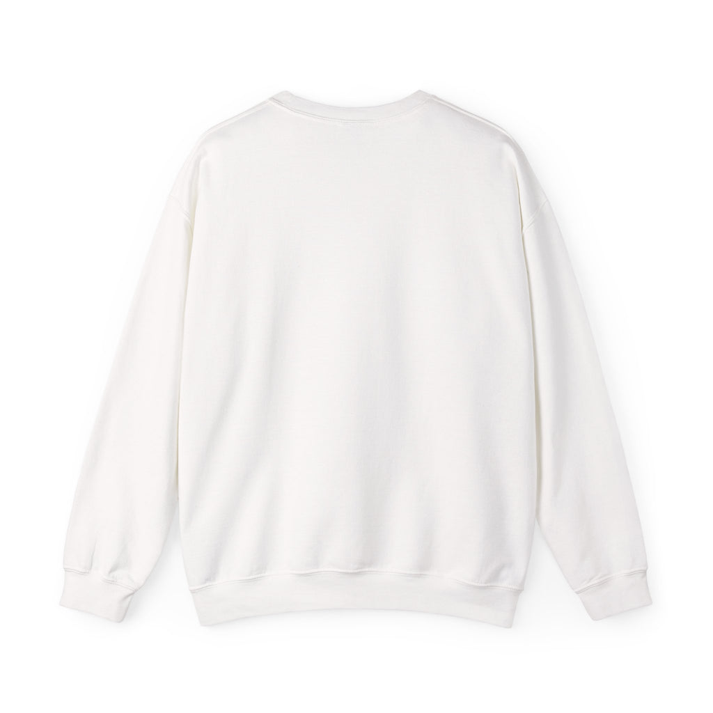 Minimal 'Mellow&C0' Crewneck Sweatshirt — Soft White Casual Pullover
