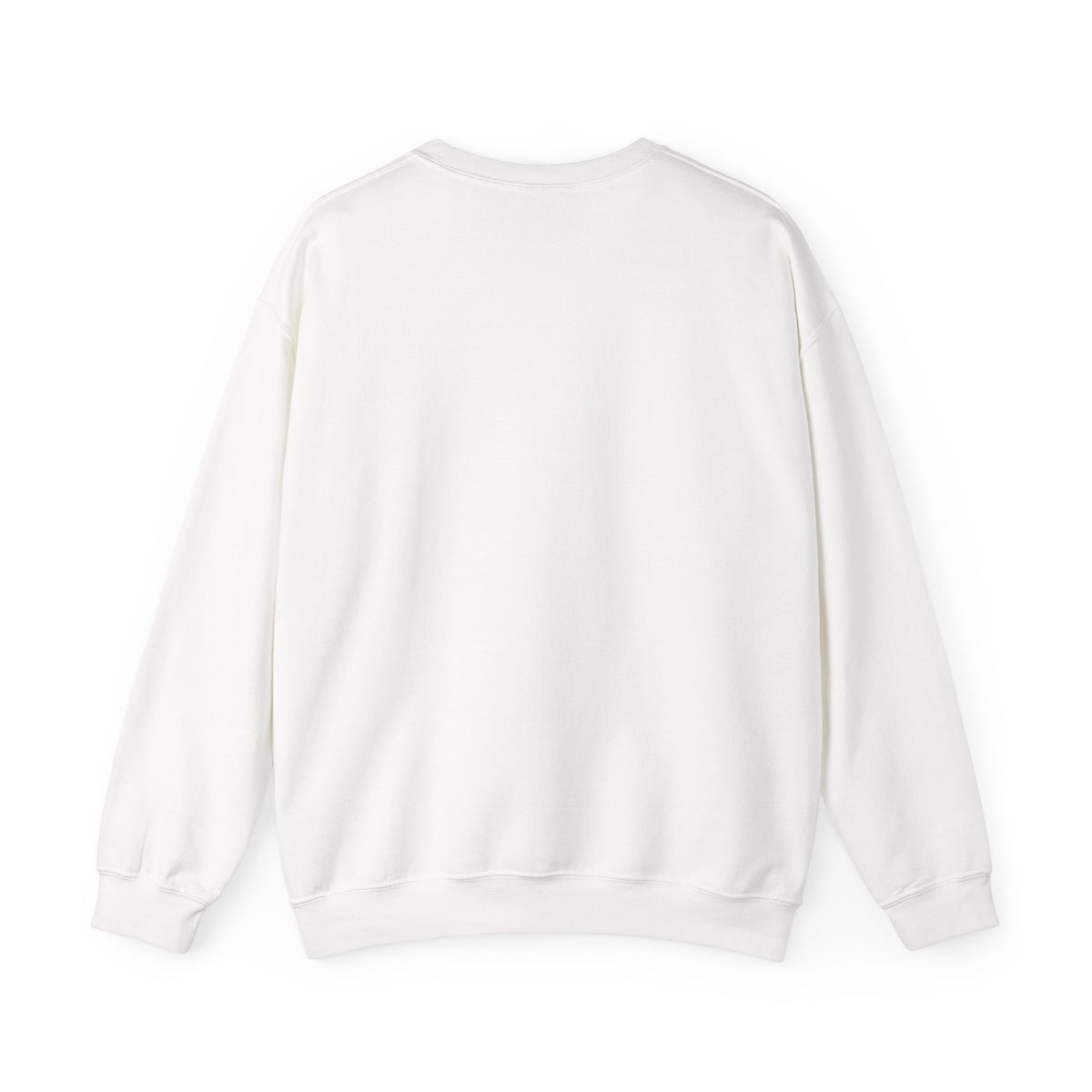 Minimal 'Mellow&C0' Crewneck Sweatshirt — Soft White Casual Pullover