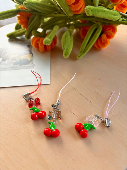 Cherry Phone Charm