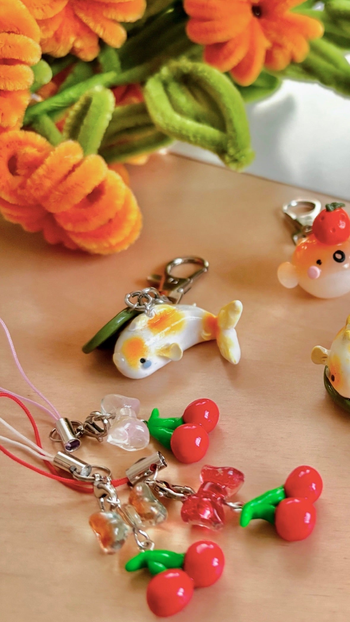 Cherry Phone Charm